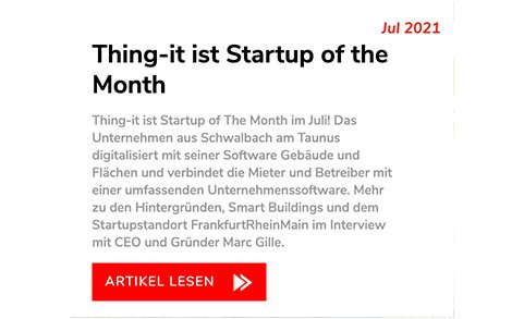 Frankfurt Forward - Startup of the Month